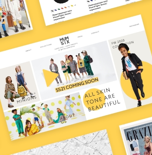 Интернет-каталог бренда одежды «Mum Of Six»